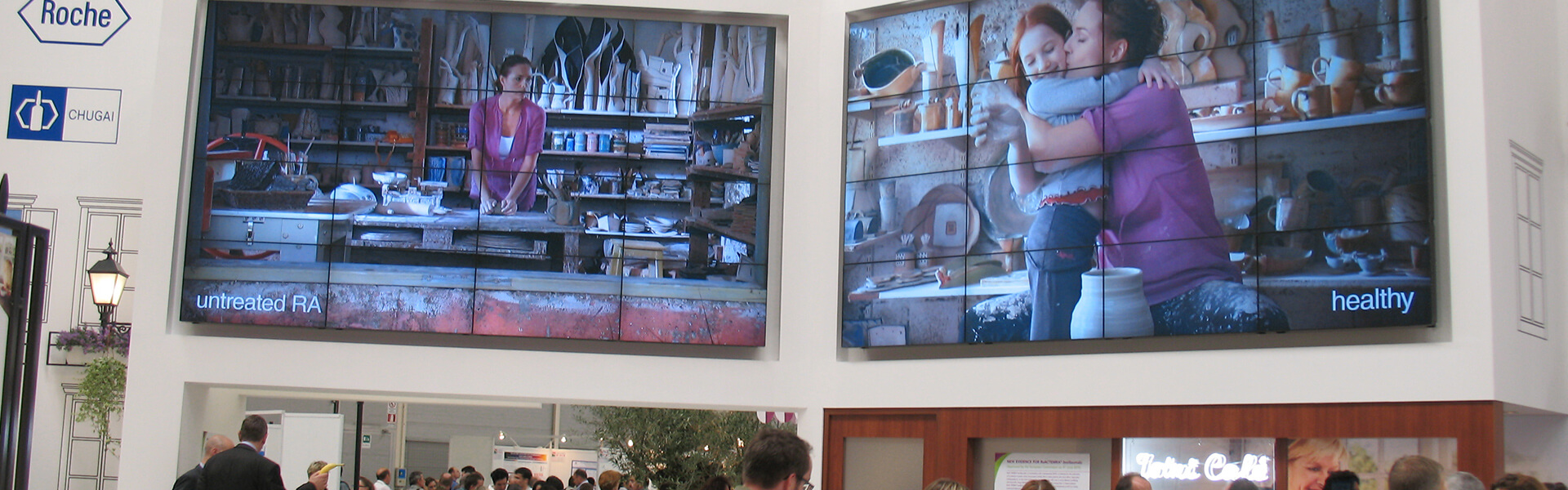 Displays und Monitore Splittwand