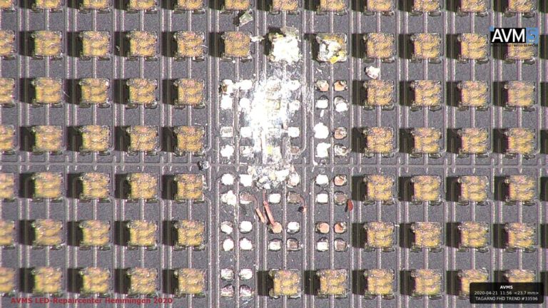 LED-Modul Reparatur von Flächen auf einer LED Kachel
