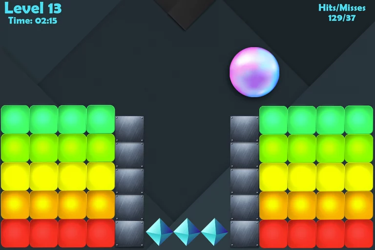 LED-Games interaktive LED-Wand mit XXL-Touchscreen Block Squash