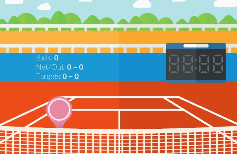 LED-Games interaktive LED-Wand mit XXL-Touchscreen Tennis