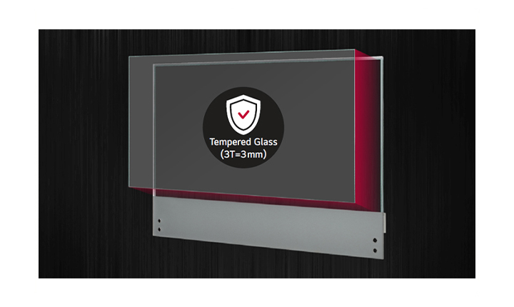 LG 30EW5TP-A Transparent OLED Touchdisplay mit geschütztem Glas