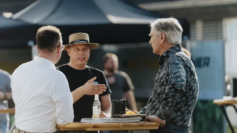 KL Druck bematrix-Academy Sommerfest Thomas Fischer und Rolf Kürten