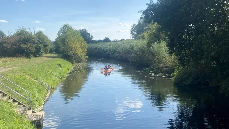 AVMS Sommerfest 2025 Mit dem Kanu auf der Lahn Siegerboot