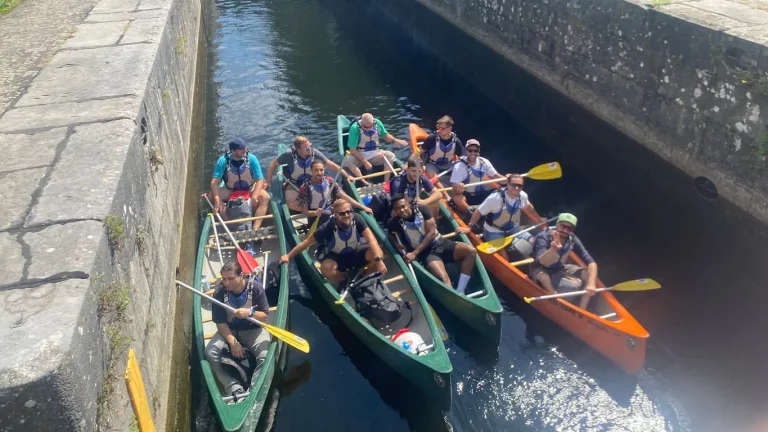 AVMS Sommerfest 2025 Mit dem Kanu auf der Lahn Schleusenfahrt