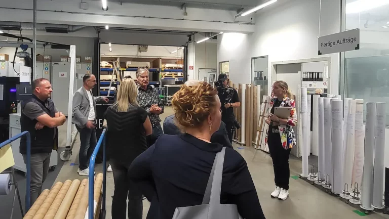 beMatrix Academy bei KL Druck Firmenrundgang