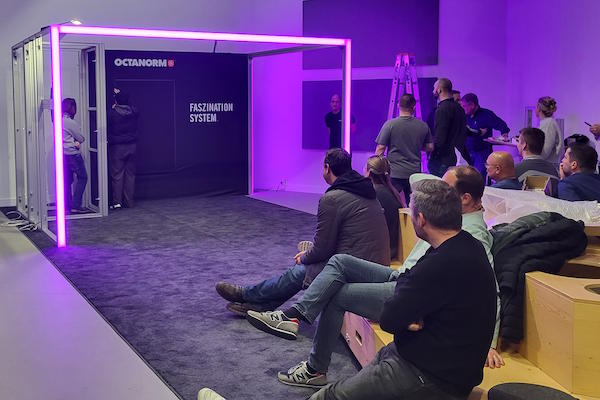 INFiLED DB im octawall Pro Rahmensystem bei mac