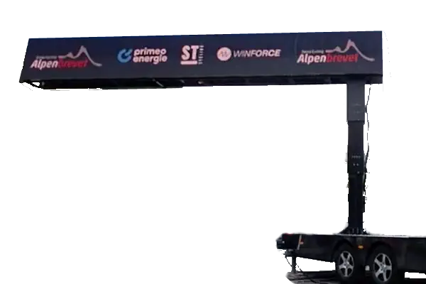 Mobiles LED-Zielbogensystem