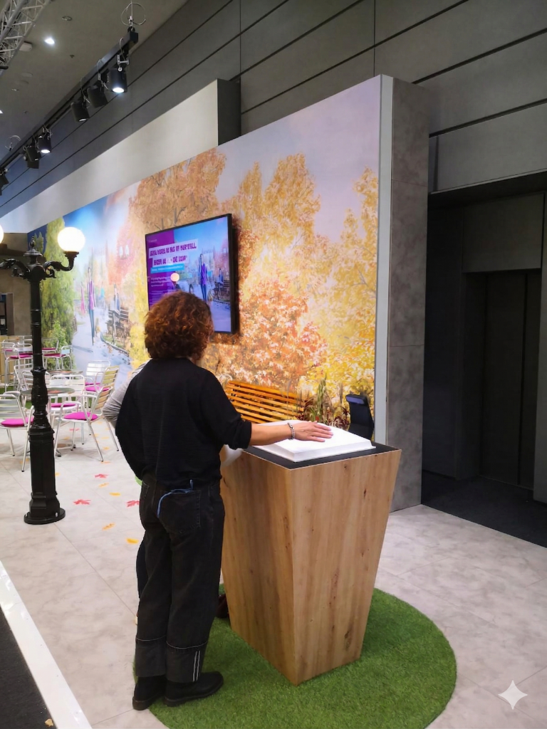 Interaktive-Buch-Projektion