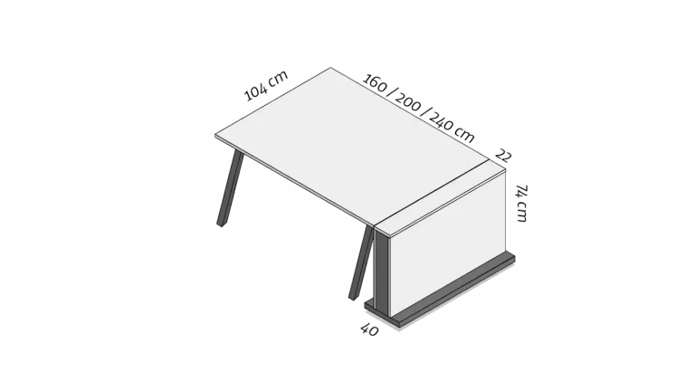 Vistono Table Bildschirm Besprechungstisch